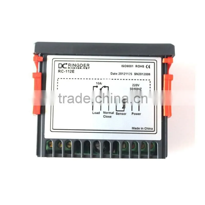 RingDer RC-112E 220V 10A Digital LCD Digital Thermostat Regulator Temperature Controller with 2M NTC sensor Probe for Aquarium R