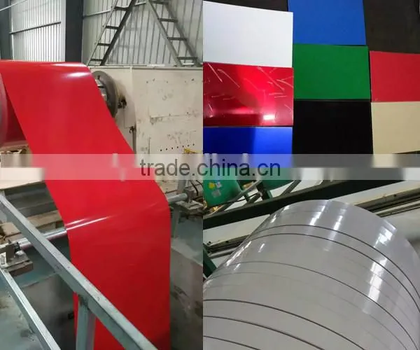 Color prepainted aluminium coil manufacturer located in Henan China