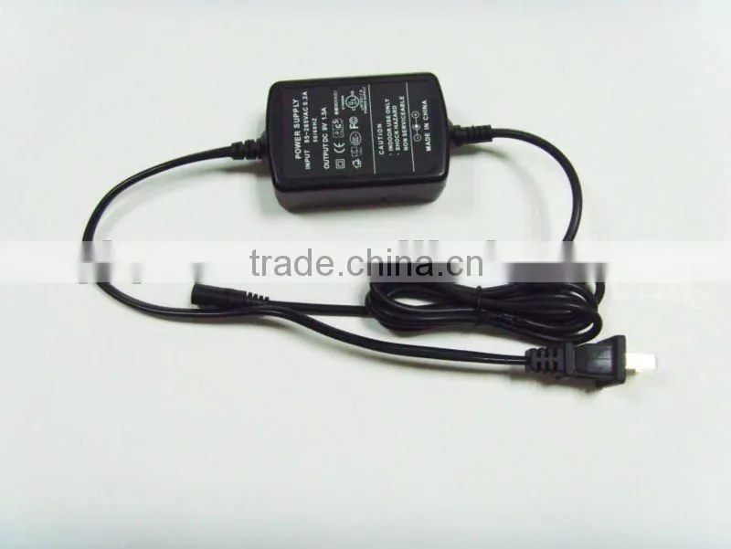 9V 1.5A power adapter CCTV adapter
