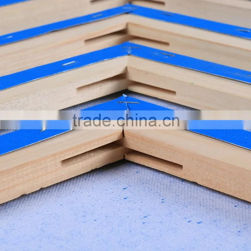 Factory Directly Painting Stretched Blue Canvas