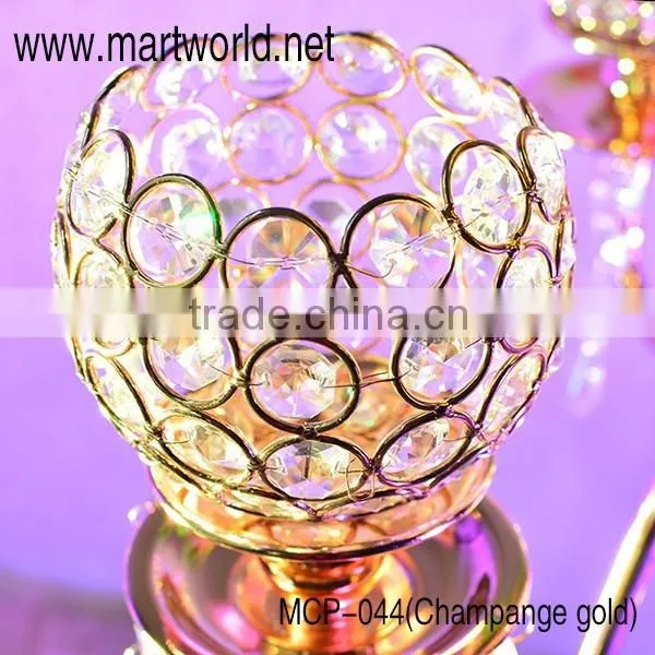Crystal candelabra centerpieces candelabra for wedding decorations walk way stand decorations wedding decoration (MCP-044)