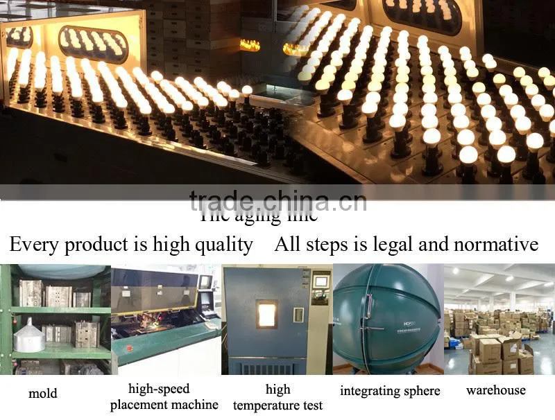China E27 LED Light Bulb Plastic Cover with Heat Sink Aluminum 10W