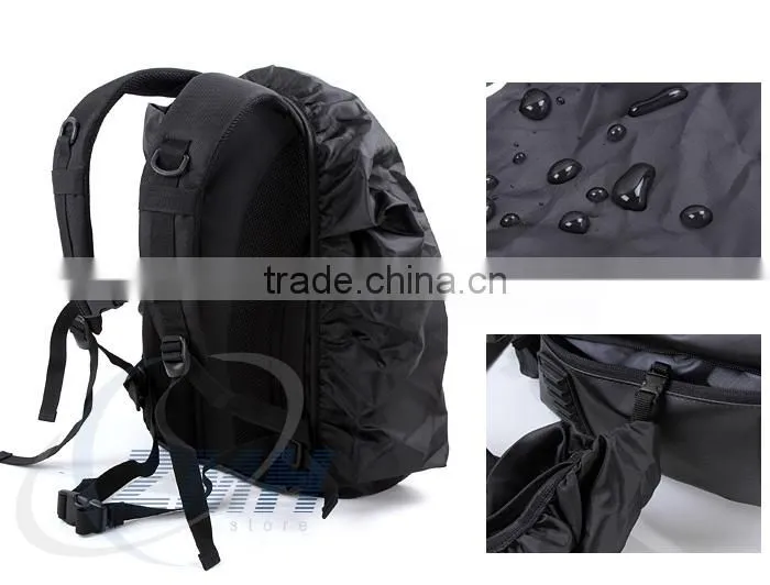 Factory Supply Pro DSLR camera bag Case With Rain Cover For All Brands Camera