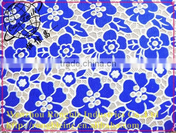 fashion design floral lace fabric for garment