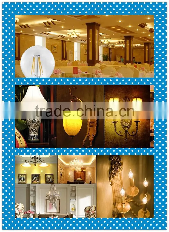360D DGREE LED LIGHTS FILAMENT CANDLE BULB LIGHTING FROSTED COVER SHELL
