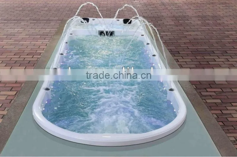 MEXDA acrylic pool ,swim spa pool, outdoor hot spa FS-S08M(CE,SAA,ETL,TUV,SUV,ISO)
