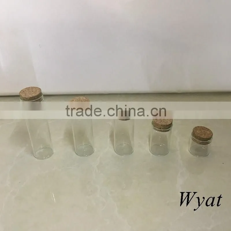cheap round glass wishing bottles with cork manufacturer
