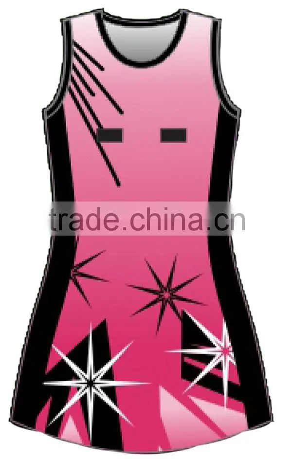 Pink color lively products netball dress