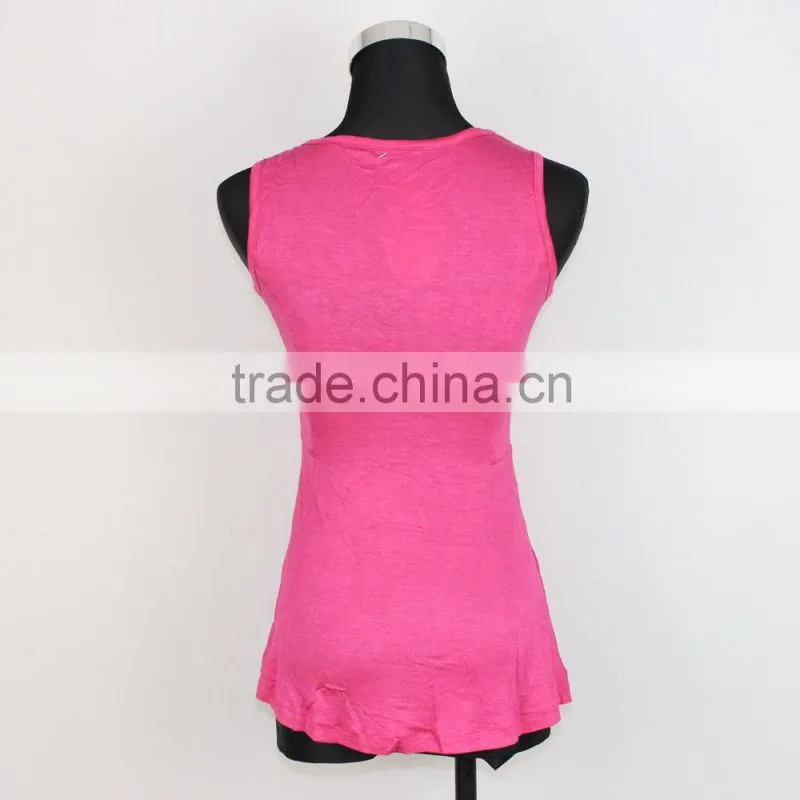 2016 sexy ladies flowers red tank tops