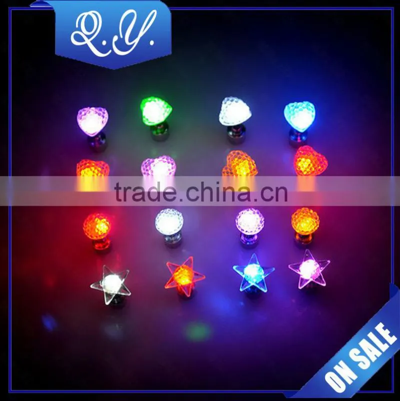 Love Design LED Light Earrings Cheap Hanging Earring Design Factory Supply