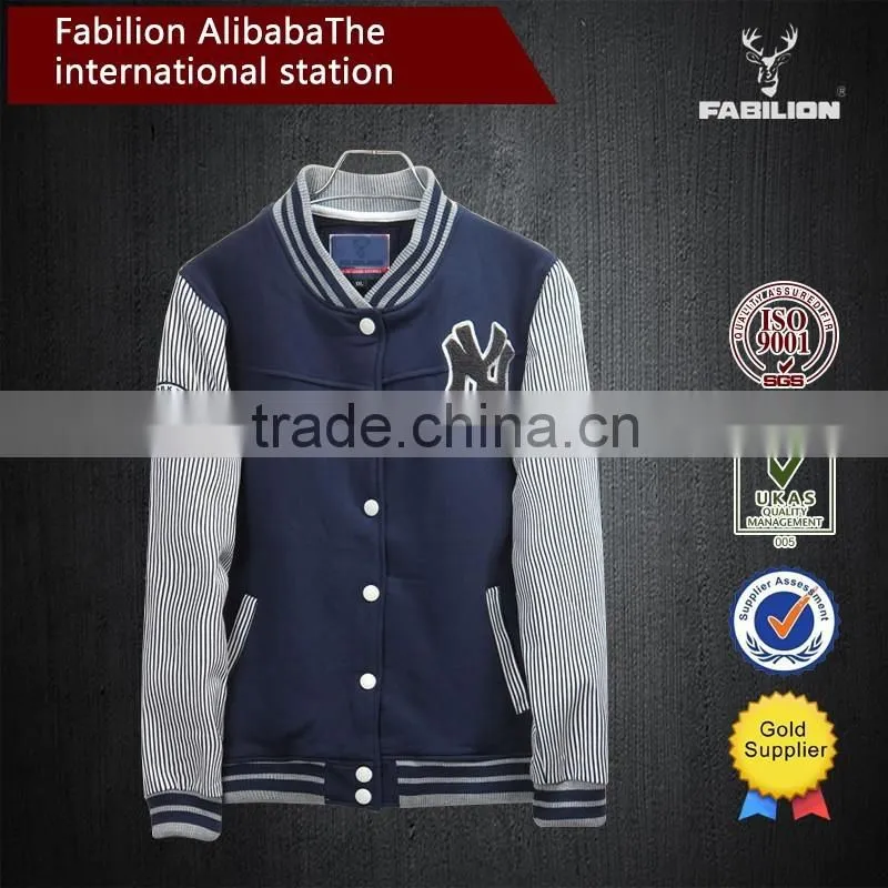 Custom fashion new lovers baseball uniform coat for couple hoodies