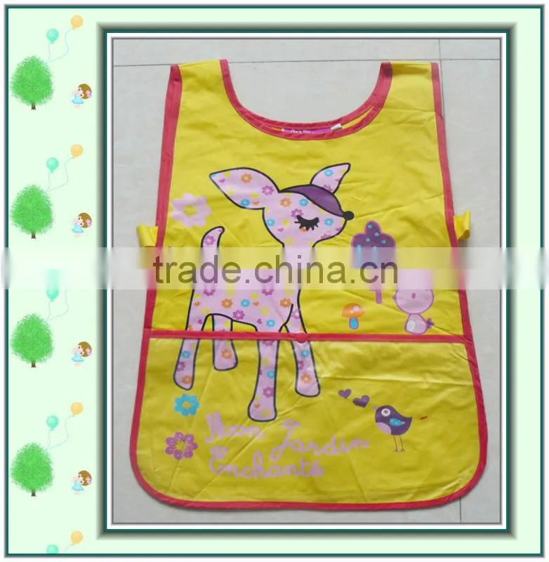 custom imprint kids apron/pvc children apron