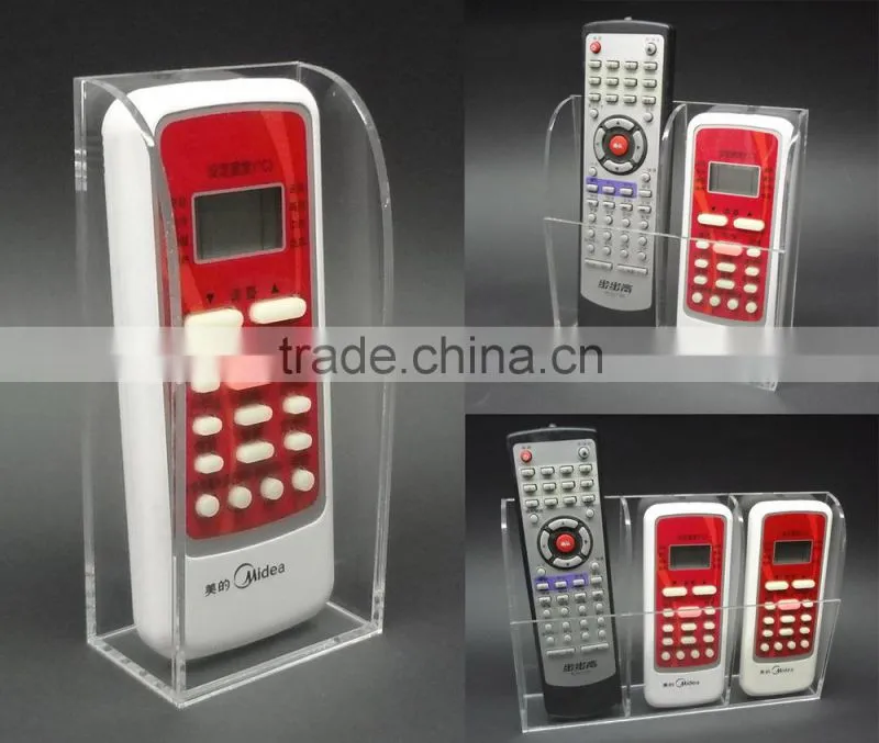 hot sale transparent remote control receive storage box holder