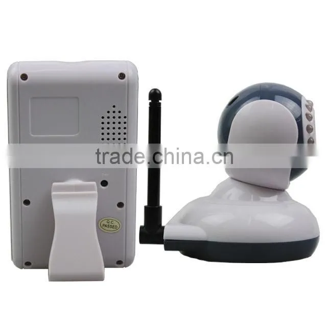 vivid image baby monitor 2-way communication, real time monitor, infrared night vision,rechargeable battery TV Out JVE-2011