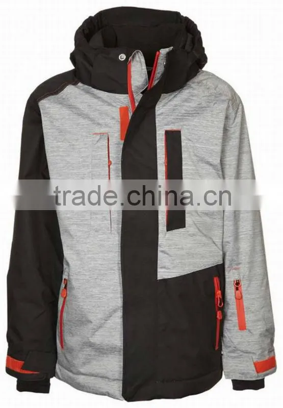 Kids outdoor wear grey ski jacket