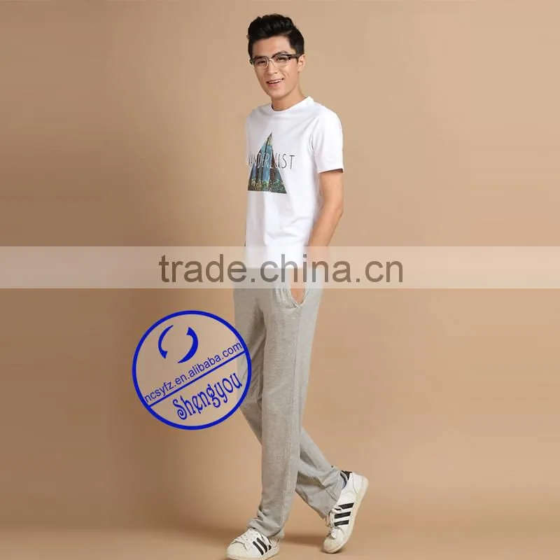 Wholesale new design men's custom jogger sweatpants