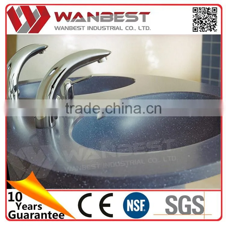 China gold supplier First Grade antique marble counter bathroom vanities