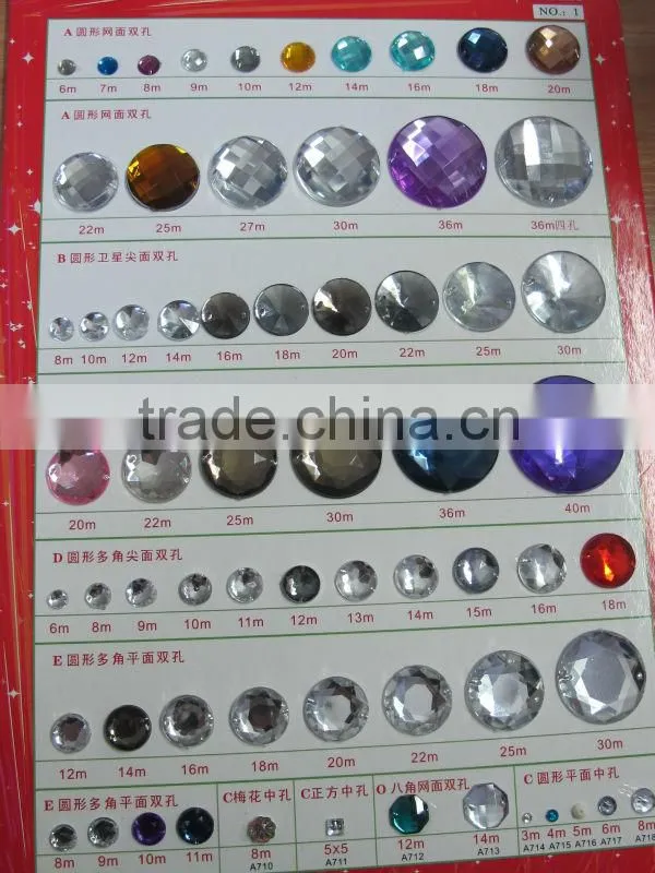 APF009 hot sale clear hot fix stone garment accessories
