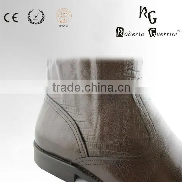 Popular Calf Leather Mens Leather Boots