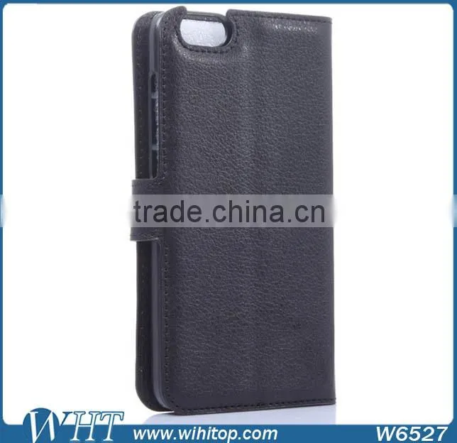 Standing Style Credit Card for Huawei Honor 7 Leather Case, PU Leather+PU Flip Wallet Case for Honor 7