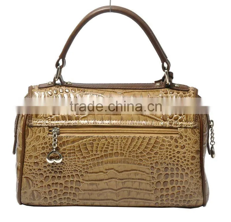 New Fashion 2012! Mini Lady CROCO Genuine Leather Handbag
