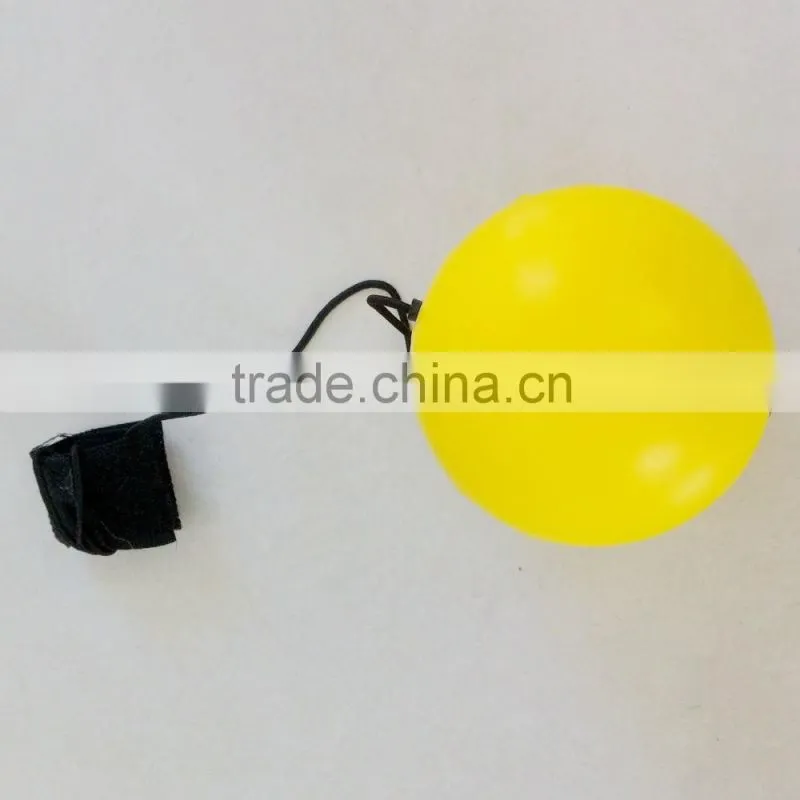 pu foam yellow YOYO ball with string