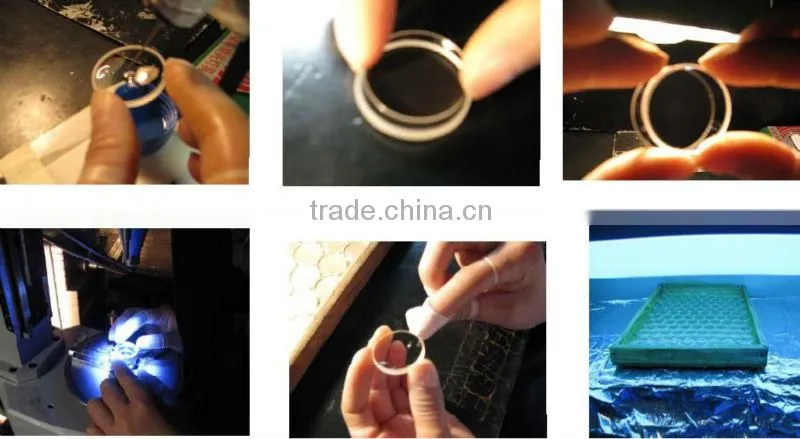 Custom glass lens by drawing
