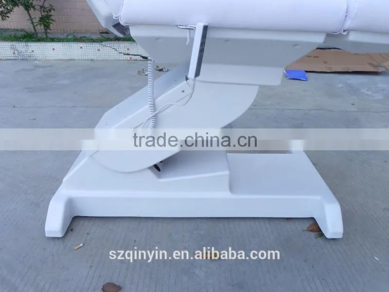 CE approval white massage table electric face hole