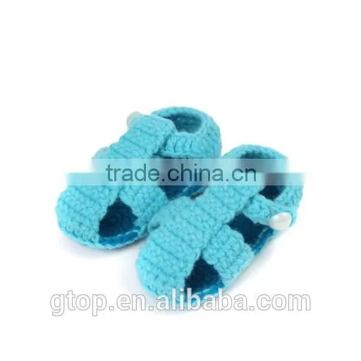 Wholesale Baby Handmade Crochet Shoes Supplier for 1-10 months old S-0038