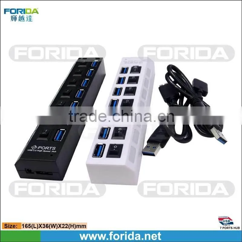 2014 new products portable usb hub power switch