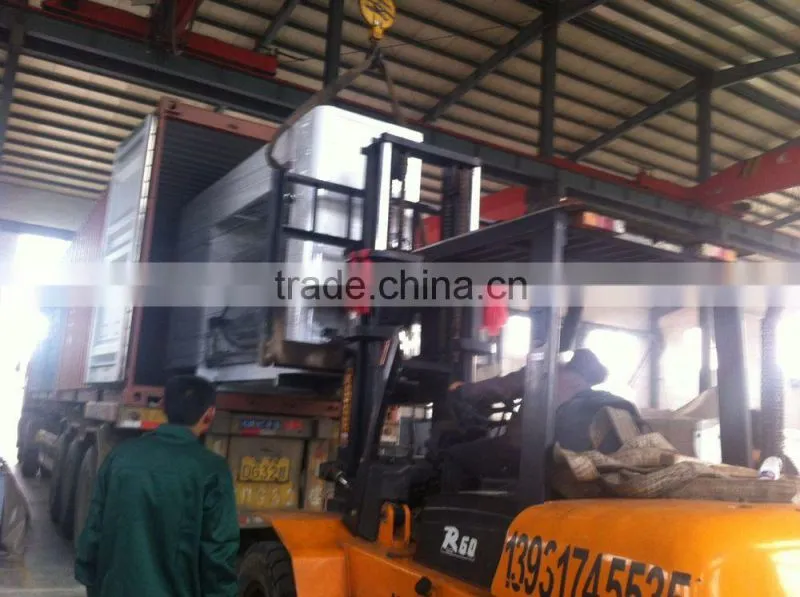 High efficiency die cutting creasing machine for corrugated paperboard