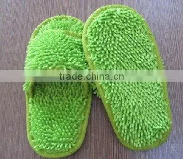 super clean chenille slippers with great absorbent