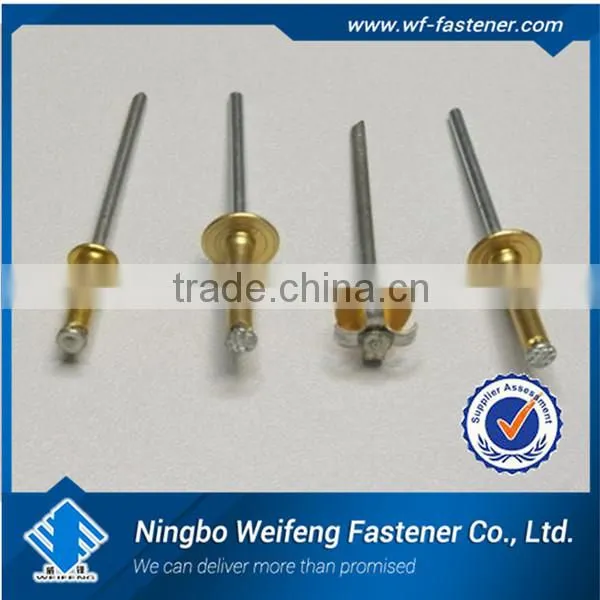 Supply all kinds of fastener products anodized blind rivets made in china hardware fastener zhejiang manufacturer