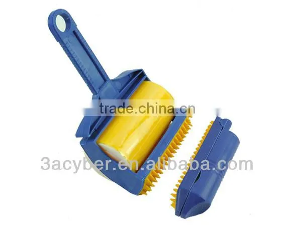 Reusable Sticky Brush Lint Roller Brush Clothes Fluff Pet Hair Remover