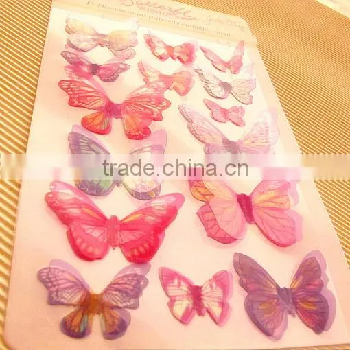 3d cartoon felt wall sticker craft for kids