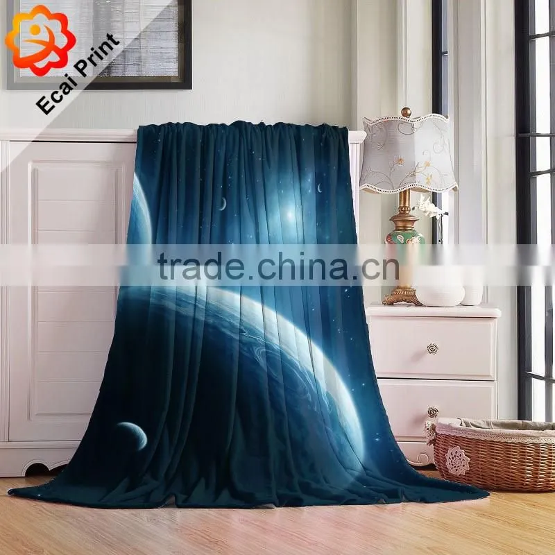 2016 best custom sublimated polyester blanket
