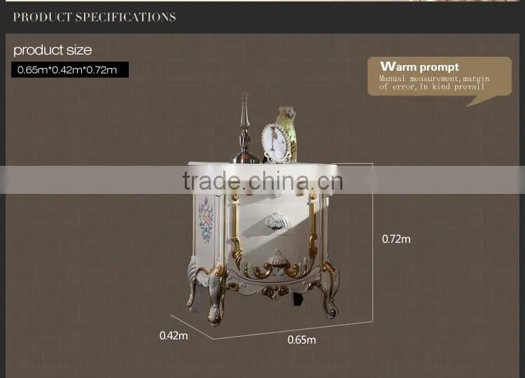 classical carved furniture antique reproduction french bedroom bedstand-Italian bedroom furniture