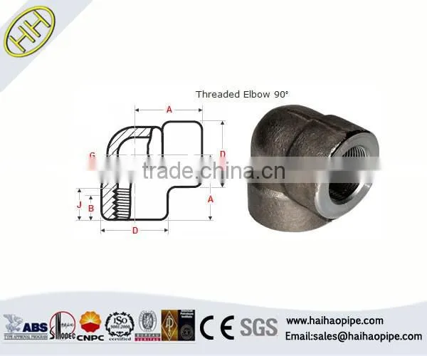 Carbon Steel Elbow 90 degrees long radius,seamless elbow