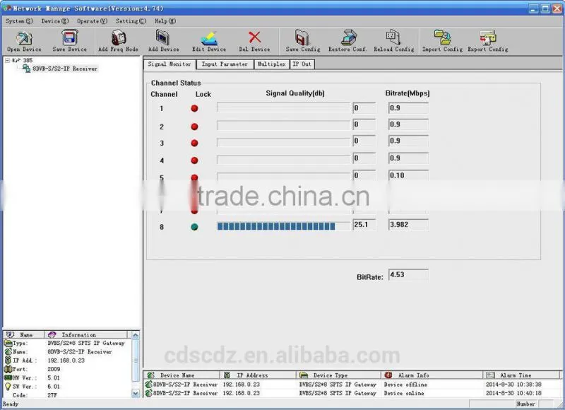 8 channel satellite iptv streaming