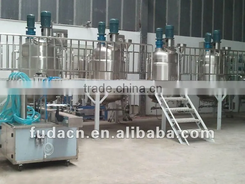 Hair shampoo making machine