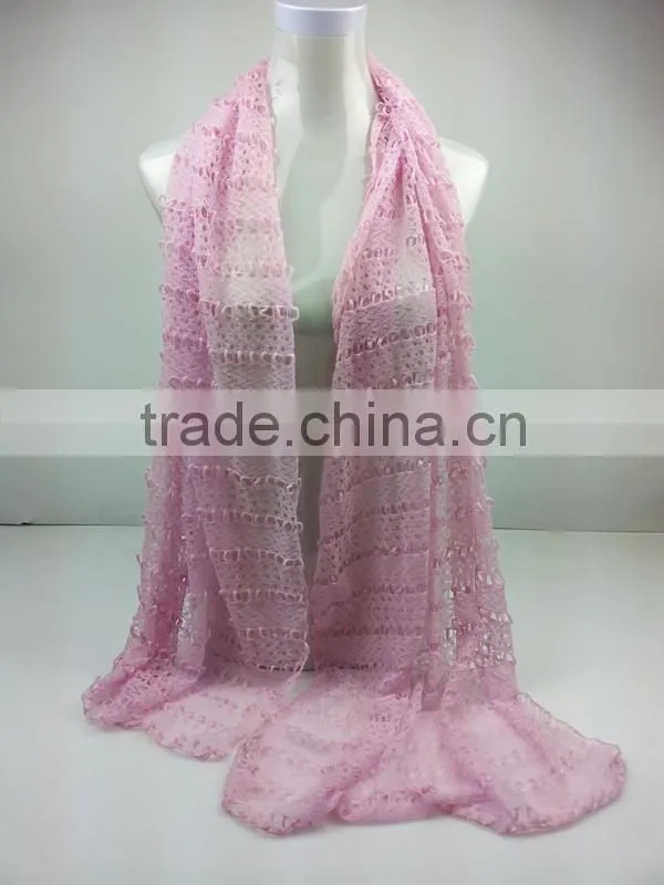 New design Women's Polyester summer scarf muslim long scarf