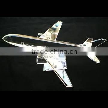 Wholesale cheap Zinc alloy airplane models with wooden base for gift/souvenir