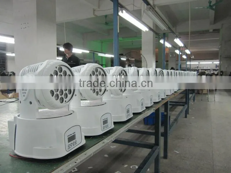 China light manufacturer 18 3W led rgb dmx mini moving head