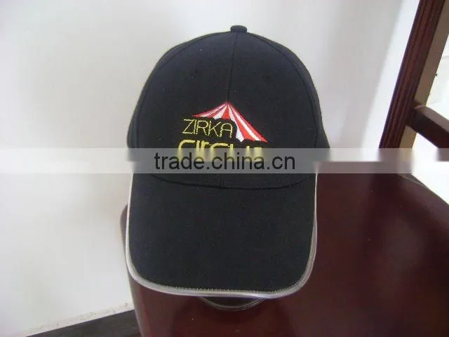 100% polyester letters embroidery baseball cap with applique