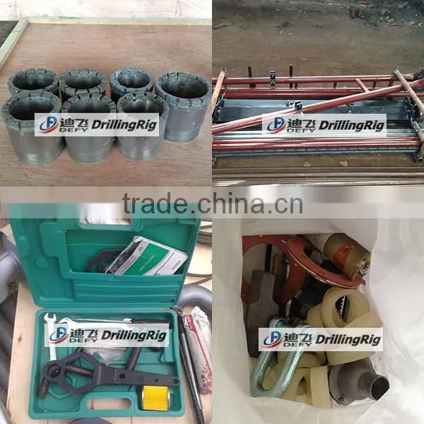 Gold Mining Equipment!!! XY-200 Trailer/Tractor/Crawler Borehole Mining Drilling Equipment for Sale