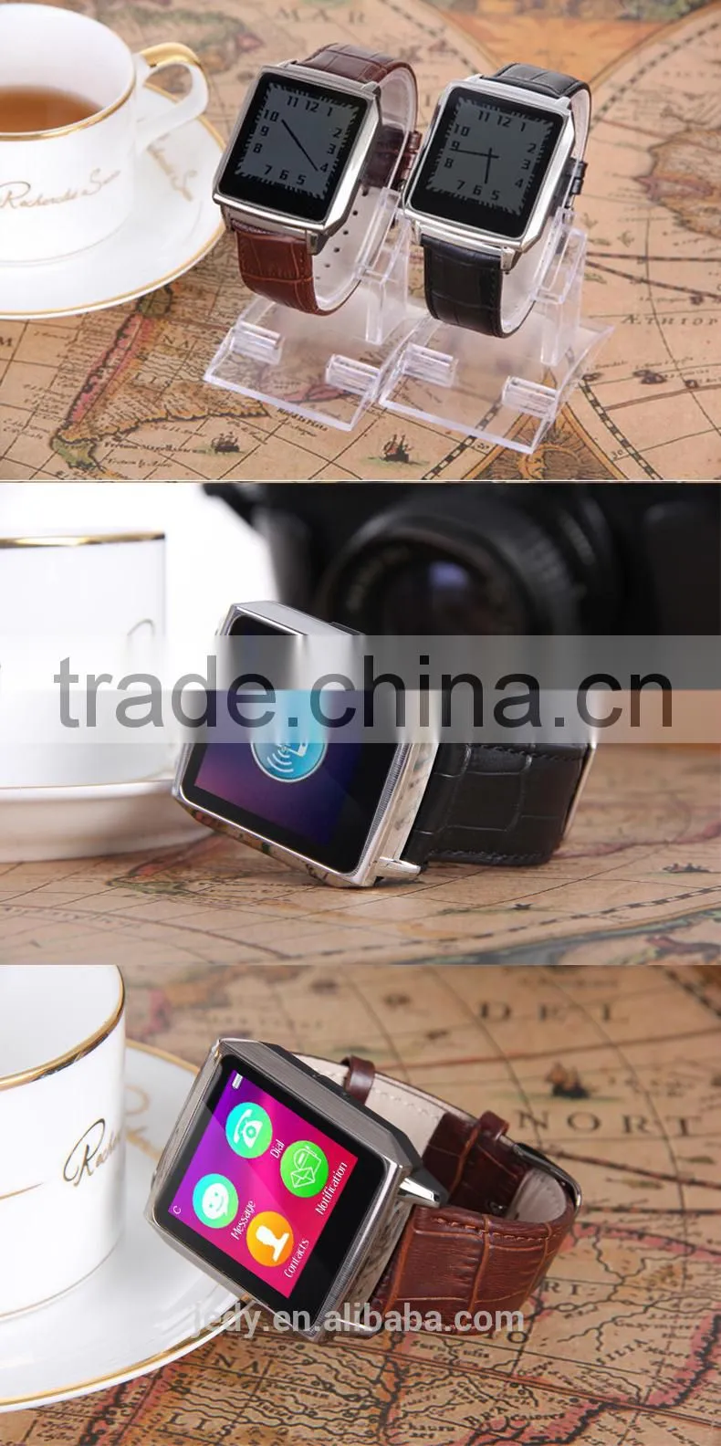 BTW-W03 Smart watch with heart rate monitor Free-scale Sync android and ios Capacitive Touch screen 1.6 inch OLED 240*240 pixel
