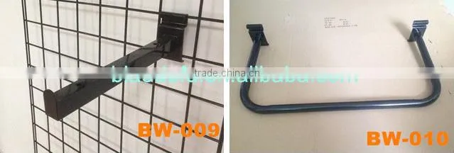 White powder coating retail store display hook