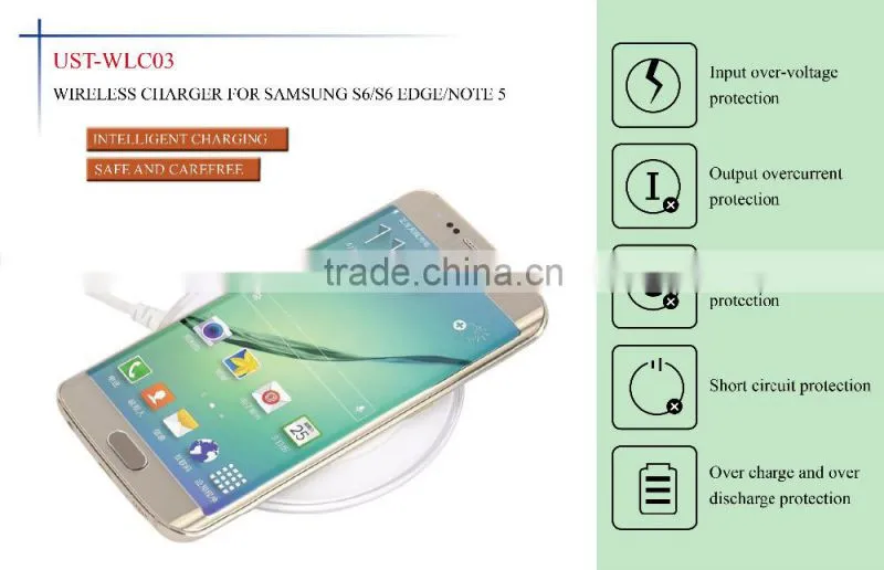 Wireless charger for Samsung S6/S6 EDGE/NOTE 5