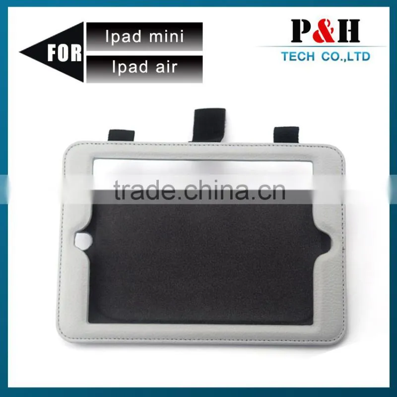 hot new products for 2015 backseat leather case for ipad 6