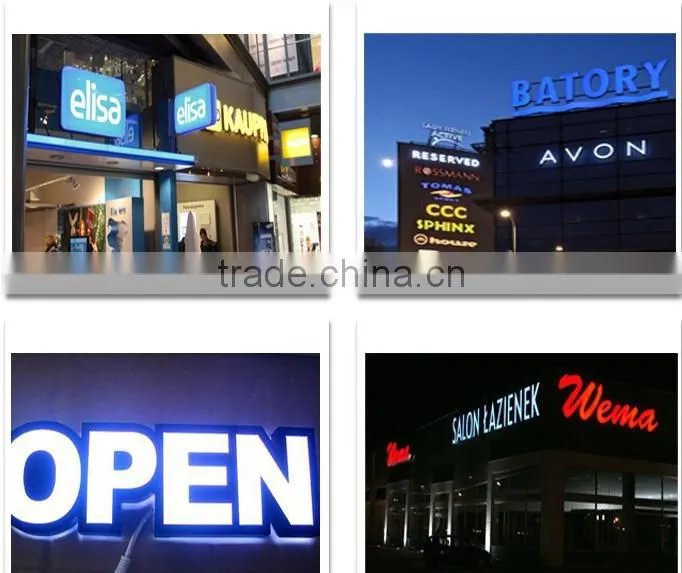 High lumen smd 5630 led injection module with lens and ip67 for channel letter and signs